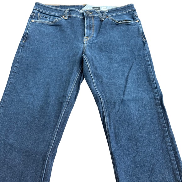 Volcom Solver Modern Straight Jeans Men size 36x26 Dark Wash - Picture 3 of 6